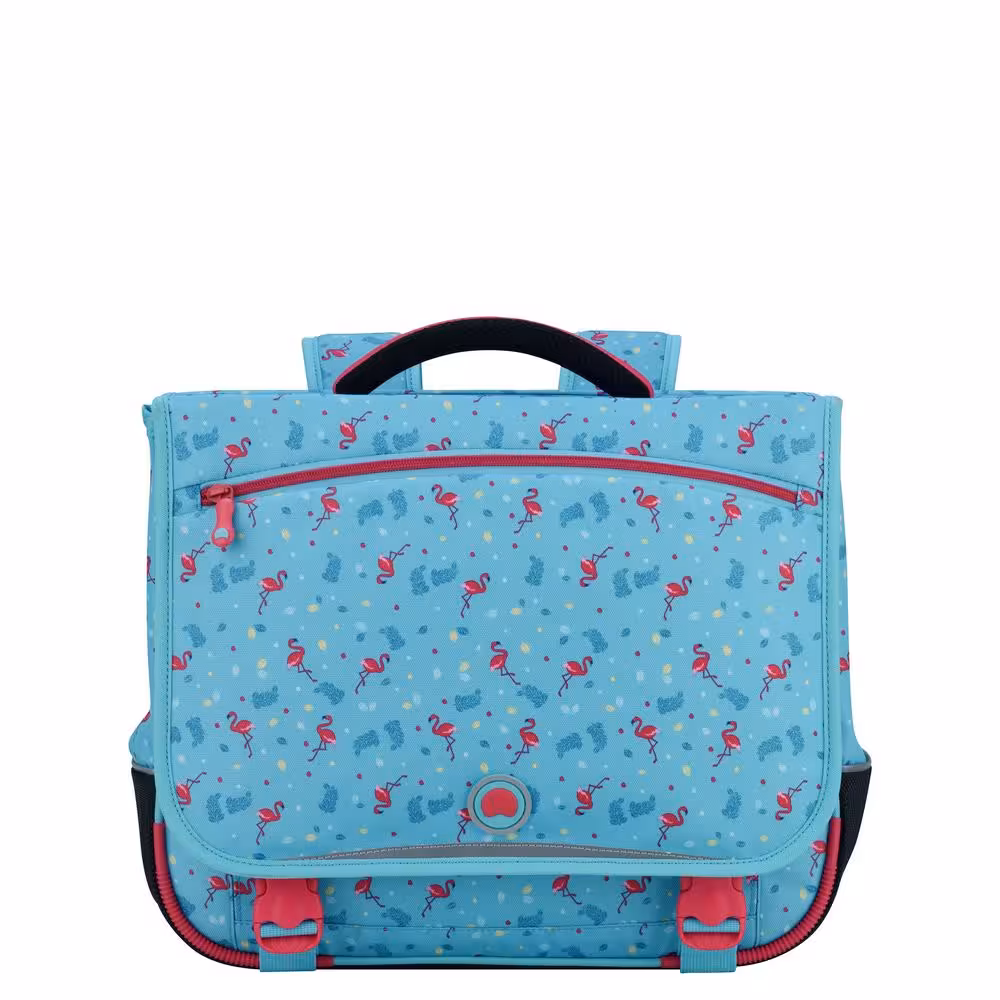 کیف مدرسه ای دلسی مدل فیروزه ای فلامینگو