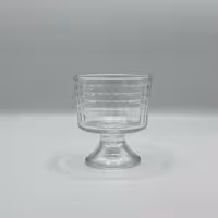 بستنی خوری پایه دار بلور 333213B