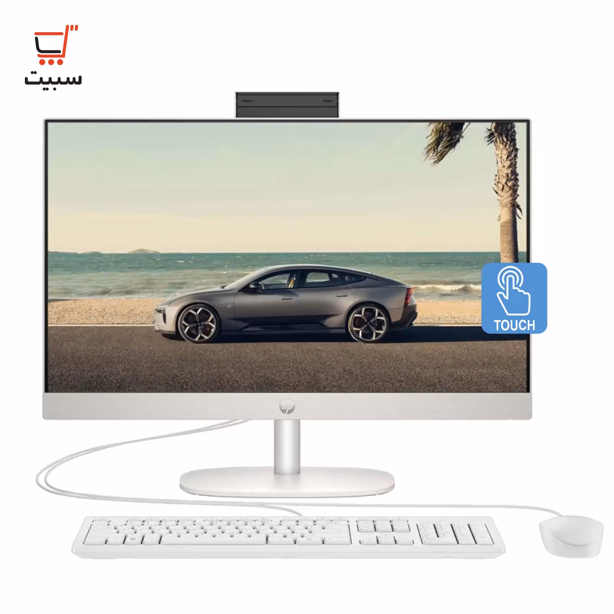 آل این وان 23.8 اینچی لمسی اچ پی مدل CR0323NH i5 1334U 16G 512SSD Intel Iris Xe FHD