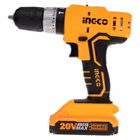 دریل پیچ گوشتی شارژی 20 ولت چکشی 2 باطری برند اینکو INGCO کد کالا CIDLI20012
