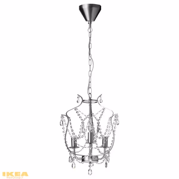 لوستر 3 بازو مدل KRISTALLER | برند ایکیا | ارسال 15 الی 20 روز کاری