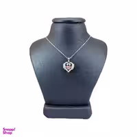 گردنبند نقره زنانه سواروسکی مدل جغد قلب ظریف کد 347981