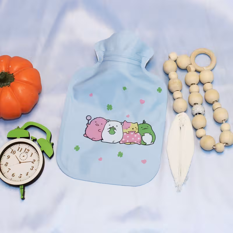 کیسه آب گرم کودک مدل گربه کد KIS-045 با ظرفیت 300 میلی لیتر