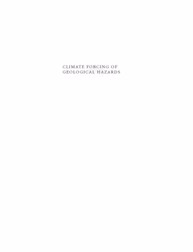 خرید و دانلود نسخه کامل کتاب Climate Forcing of Geological Hazards