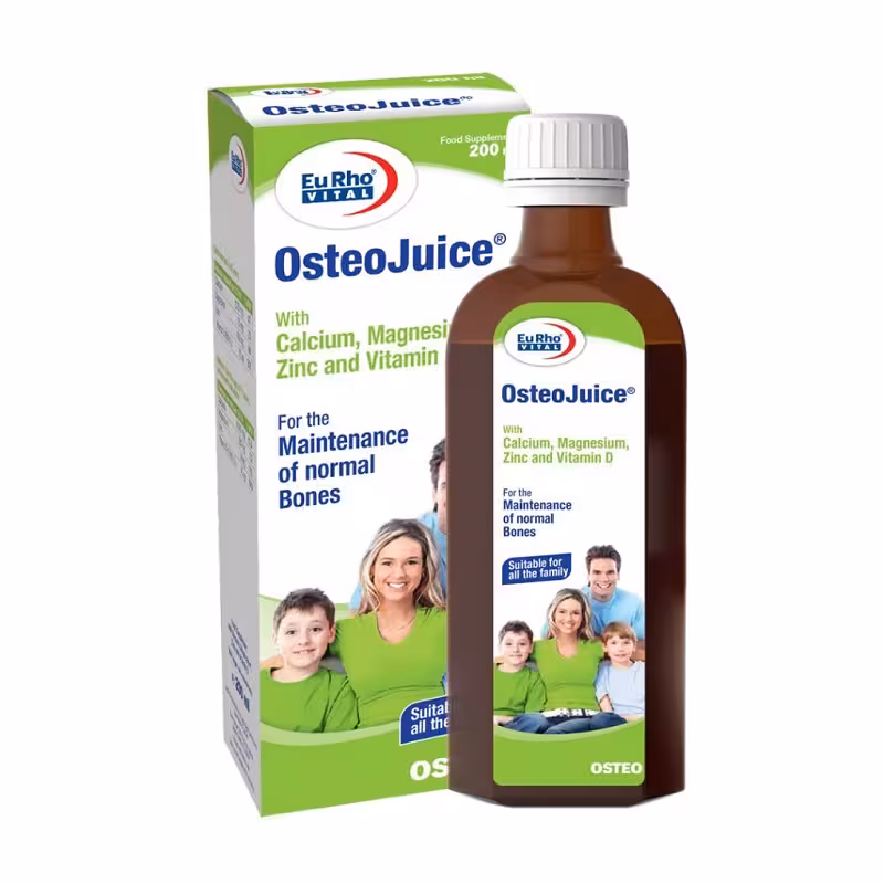 شربت استئوجویس یوروویتال 200 میلی لیتر |EuRho Vital Osteo Juice