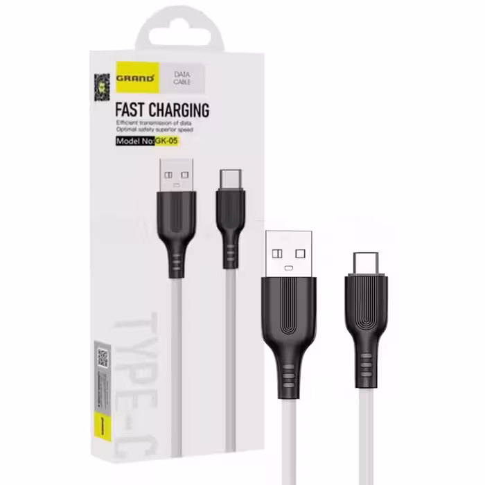 کابل تایپ سی گرند مدل GRAND Type_C GK-05 مشکی