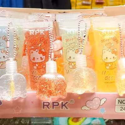 بالم تینت لب مایع فانتزی شاین دار KITTY طرح کیتی جذاب