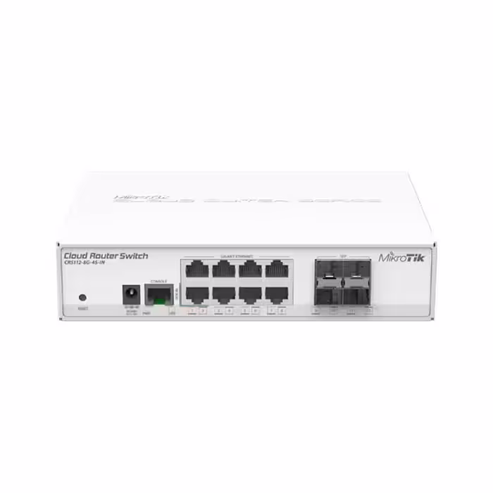 روتر سوئیچ میکروتیک مدل CRS112-8G-4S-IN