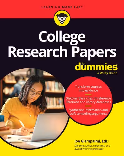 خرید و دانلود نسخه کامل کتاب College Research Papers For Dummies