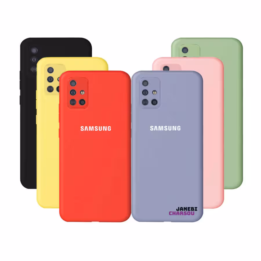 قاب سیلیکونی محافظ لنزدار سامسونگ Silicone Cover For Samsung Galaxy A71
