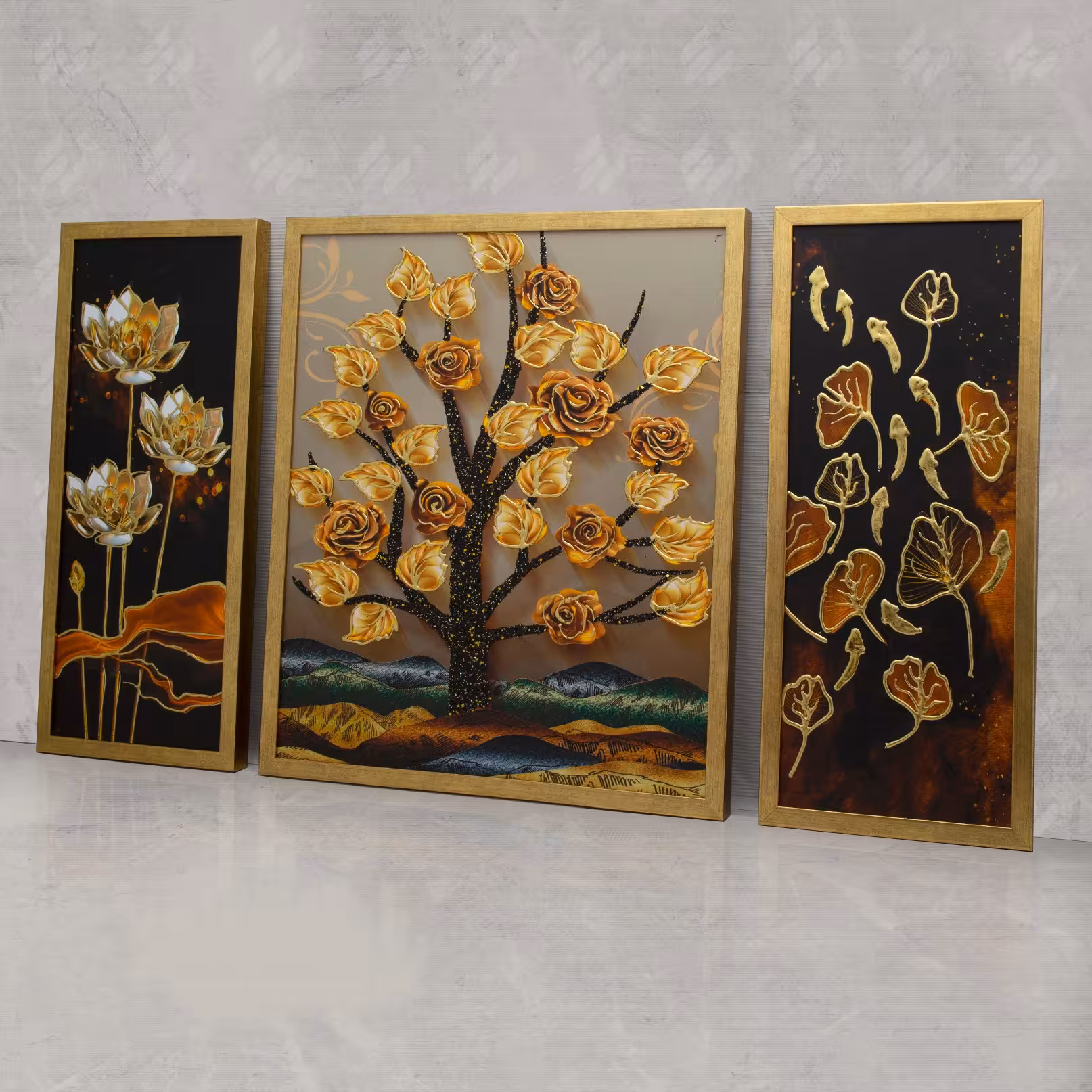 تابلو دکوراتیو 3تیکه کد 868