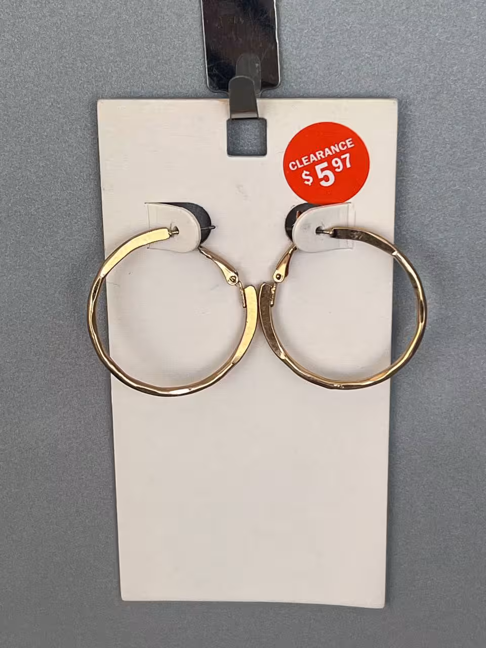 گوشواره حلقهای طلایی مدل Classic Hoops