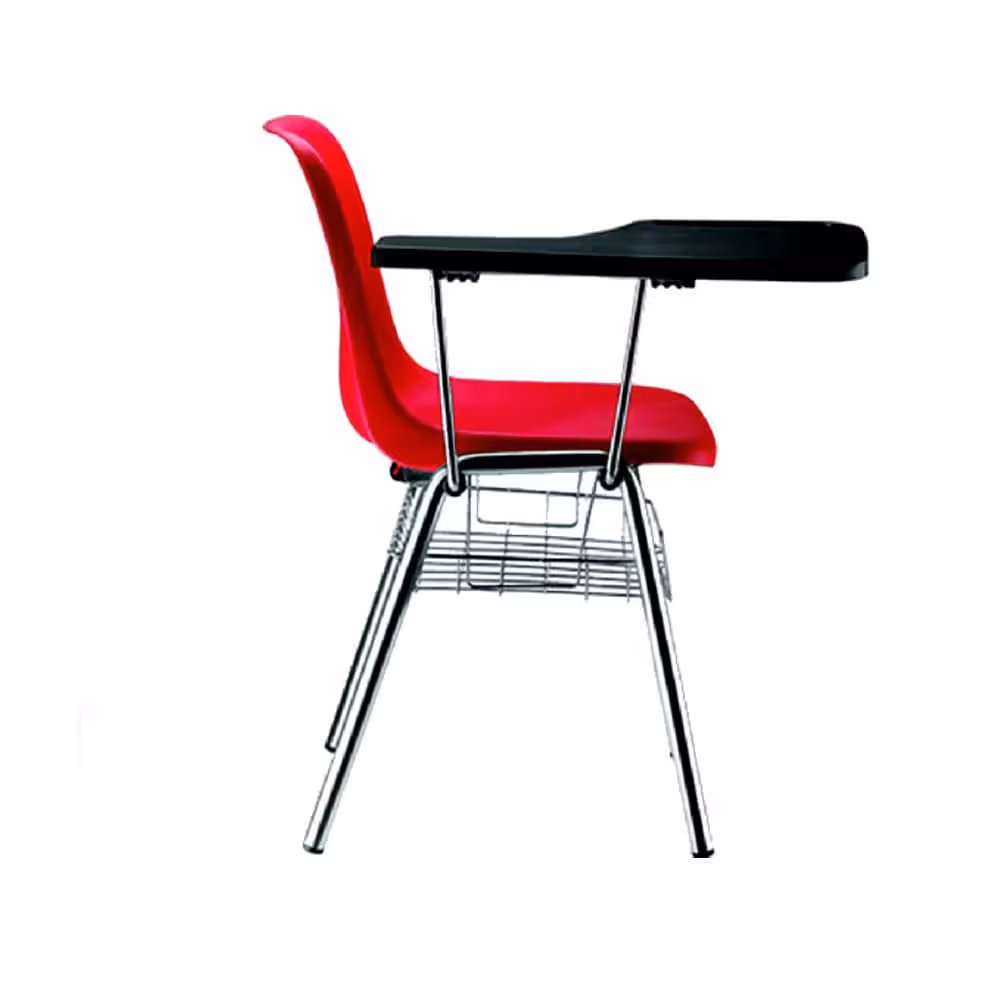 صندلی  LX لوله ای با جاکتابی آموزشی  ( آبکاری ) بنیزان کد 407D