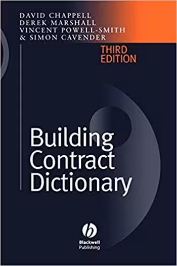 󾕇 دانلود کتاب Building Contract Dictionary Third Edition - دانلود کتاب های دانشگاهی