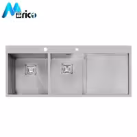 سینک اخوان کد 332 روکار دو لگنه