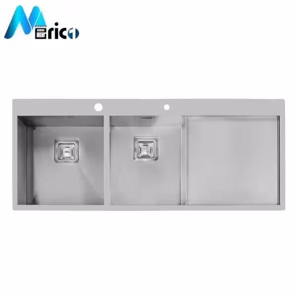 سینک اخوان کد 332 روکار دو لگنه