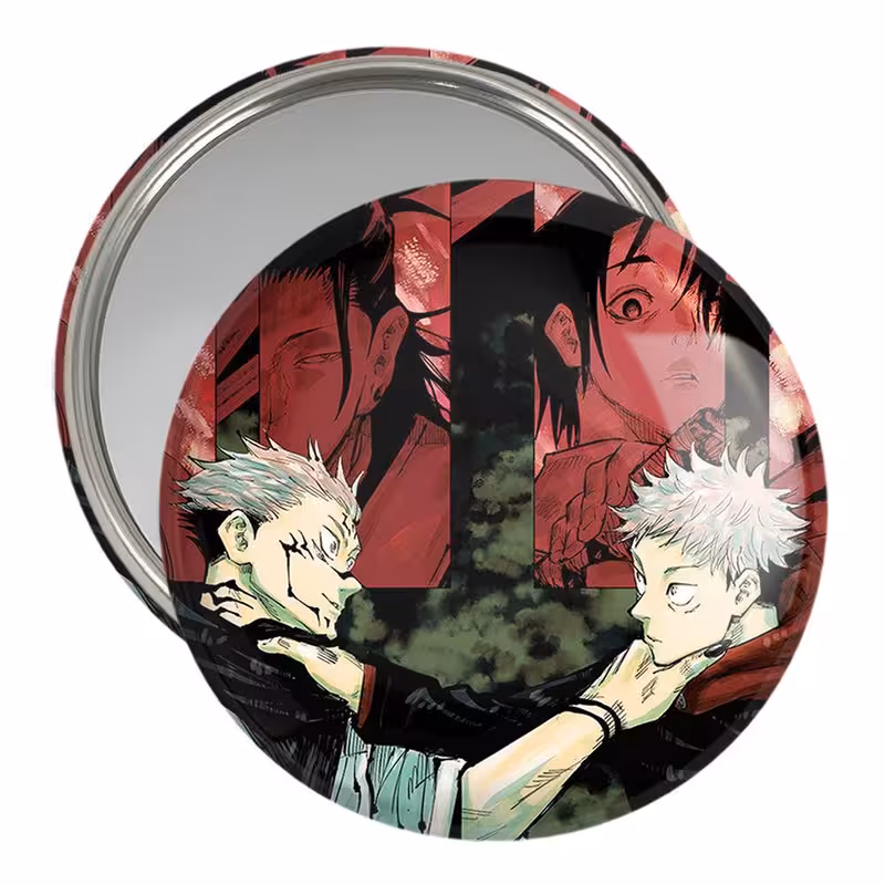 آینه جیبی خندالو مدل یوجی و سوکونا انیمه جوجوتسو کایزن  کد 11080