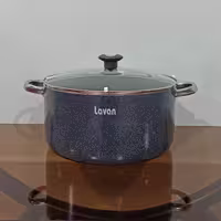 قابلمه گرانیتی سایز 30 لاوان مدل تیتان طوسی با ارسال رایگان