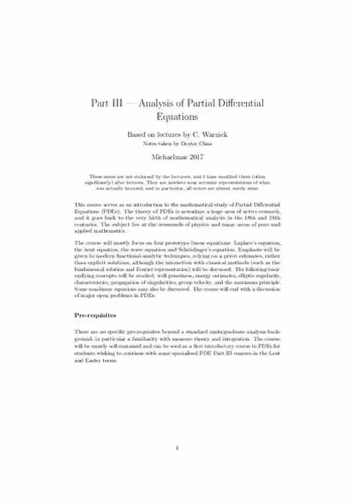 خرید و دانلود نسخه کامل کتاب Analysis of Partial Differential Equations