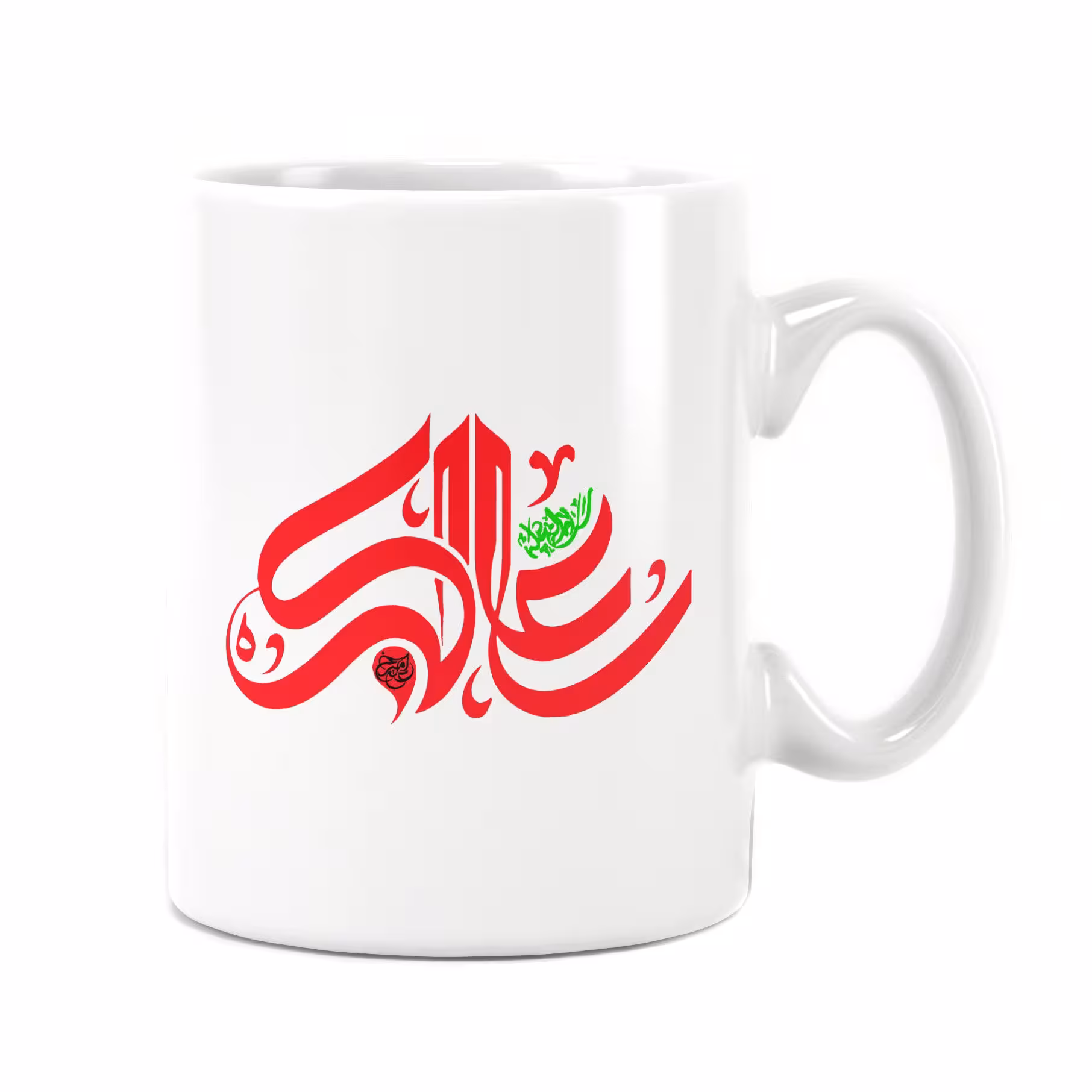 لیوان طرح دار سرامیکی راویتا طرح علی اکبر2 کد 7022
