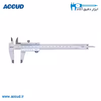 کولیس بدنه تیتانیومی 15 سانتی متر Accud (اکیود) مدل 123-006-12
