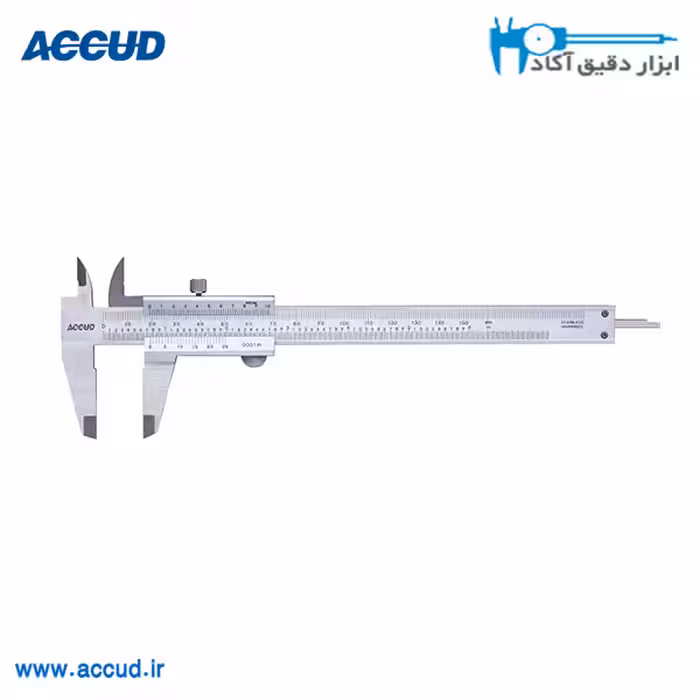 کولیس بدنه تیتانیومی 15 سانتی متر Accud (اکیود) مدل 123-006-12