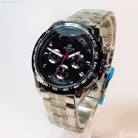 CASIO EDIFICE EF336D موتور ژاپن 4 موتوره فول تایم *** موتور ژاپن *** فول استیل شیشه شفاف