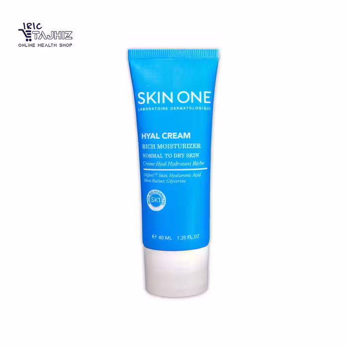 کرم مرطوب کننده مغذی پوست نرمال تا خشک هیال اسکین وان SKIN ONE حجم 40 میلی لیتر