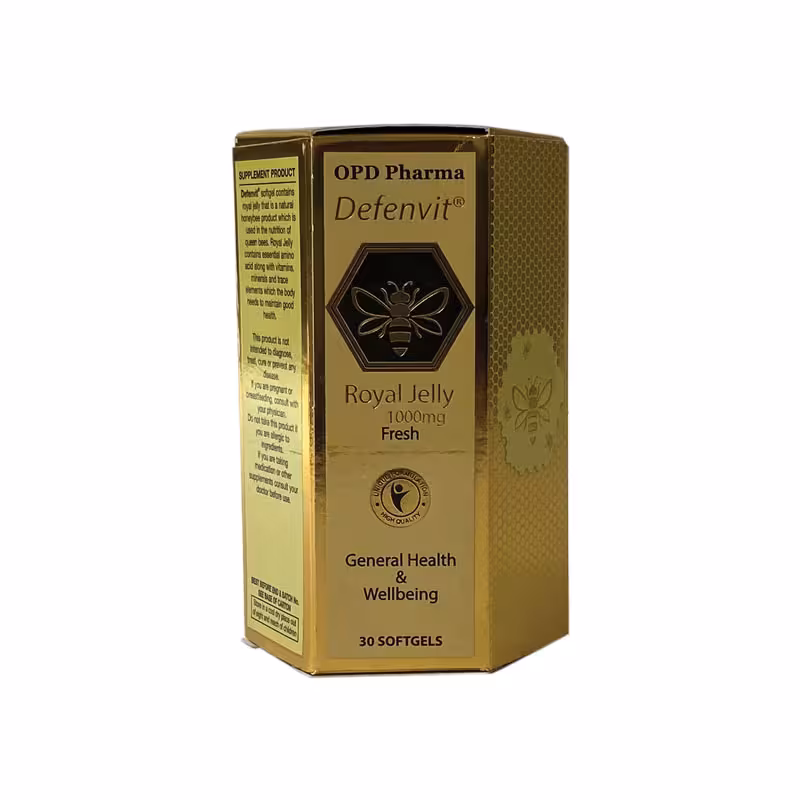 سافت ژل رویال ژلی دفن ویت او پی دی فارما (30 عدد)