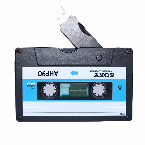 فلش مموری طرح نوارکاست مدل Ul-Pv-casstyp01 ظرفیت8گیگابایت