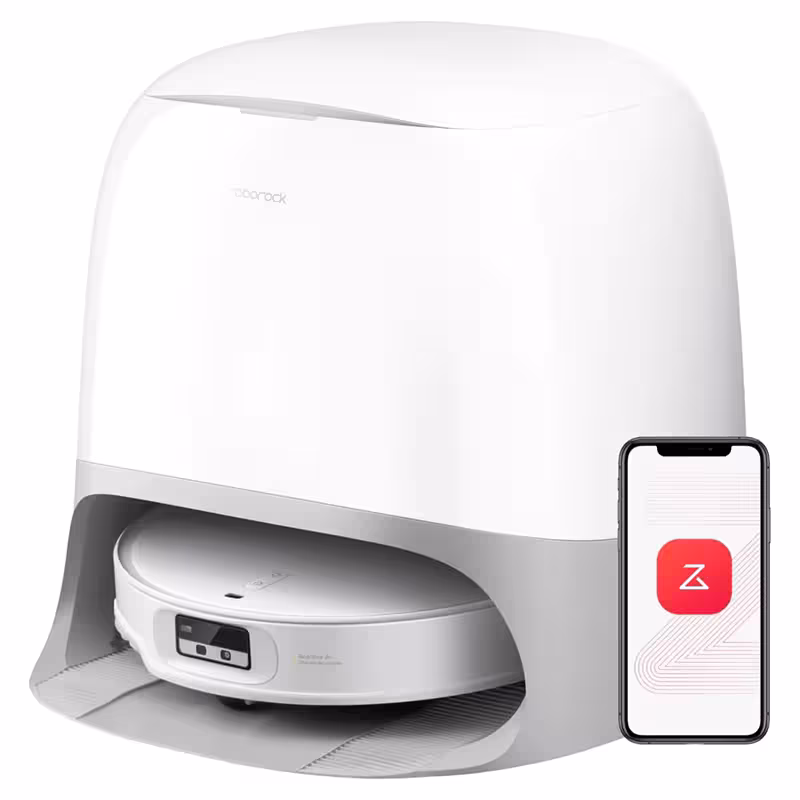 جارو رباتیک روبوراک | Roborock Qrevo CurvX Robot Vacuum Cleaner - فروشگاه اینترنتی می‌مارکت
