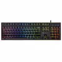 کیبورد گیمینگ لاجی کی مدل K210B، سوییچ ممبران، Full-Size، نورپردازی RGB | کالا مکس