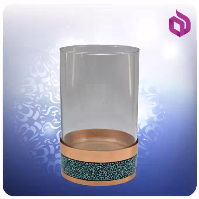 تابش با شیشه مس و فیروزه کوب شمائی