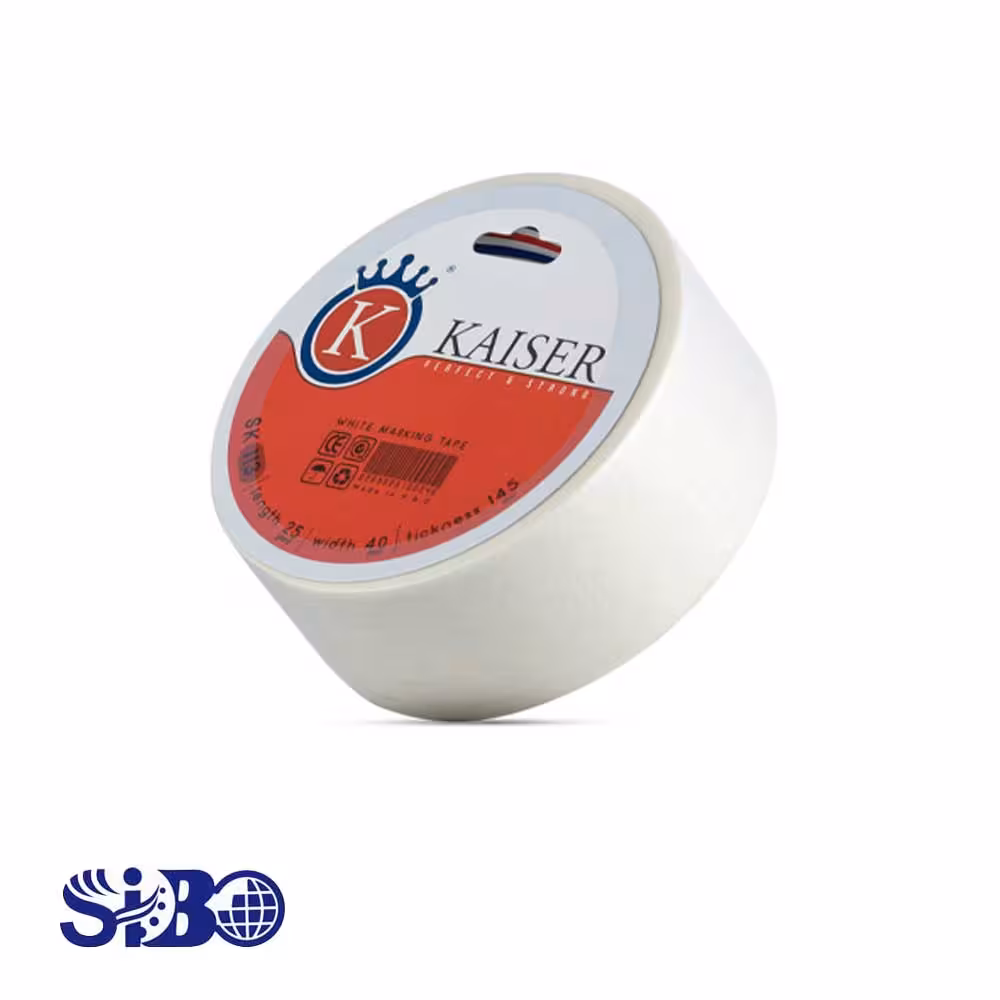 چسب کاغذی کایزر 4 سانت 25 یارد کد113