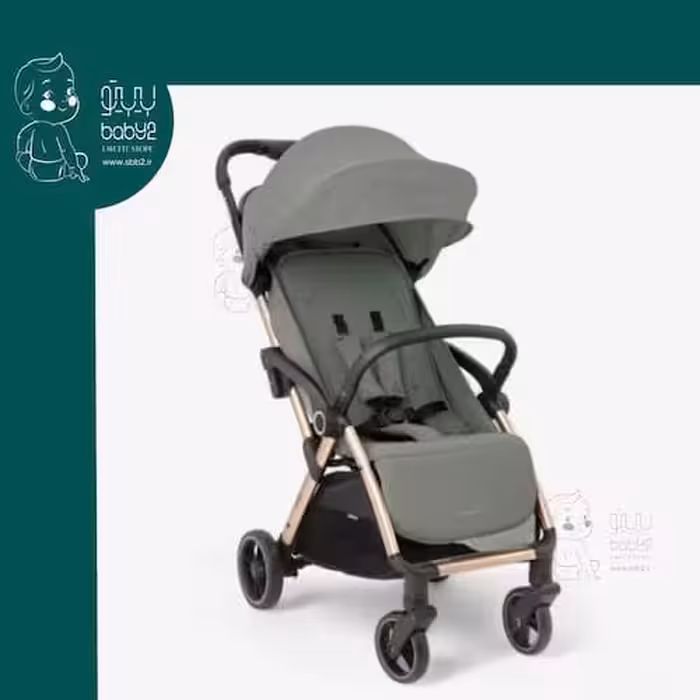 کالسکه مسافرتی سبز ارتشی مدل eden کیکابو Kikkaboo