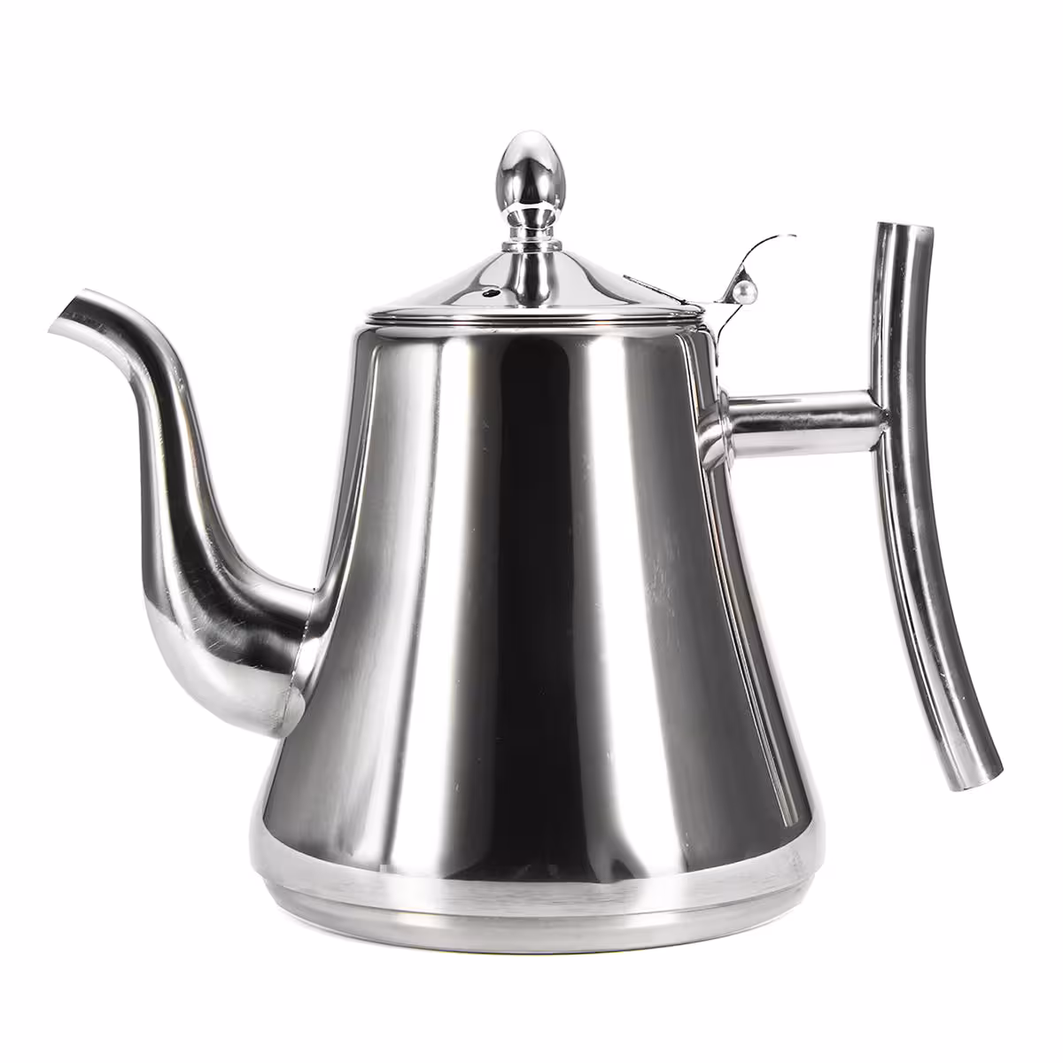 قوری استیل ظرفیت 2 لیتری طرح کلاسیک (هرمی)