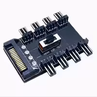 هاب فن ساتا SATA به سوکت 3Pin مدل 8 پورت | کالا مکس