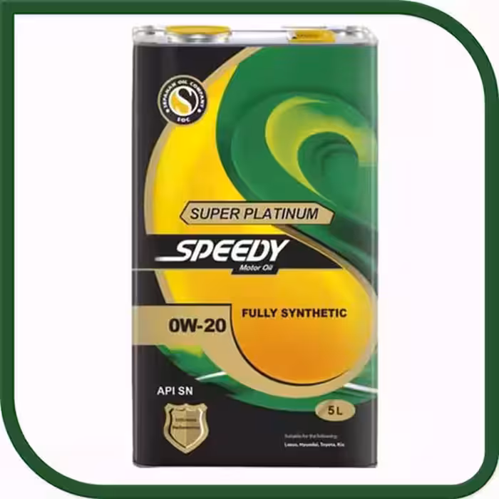 روغن موتور 0W20 اسپیدی سوپر پلاتینیوم SN پنج لیتری