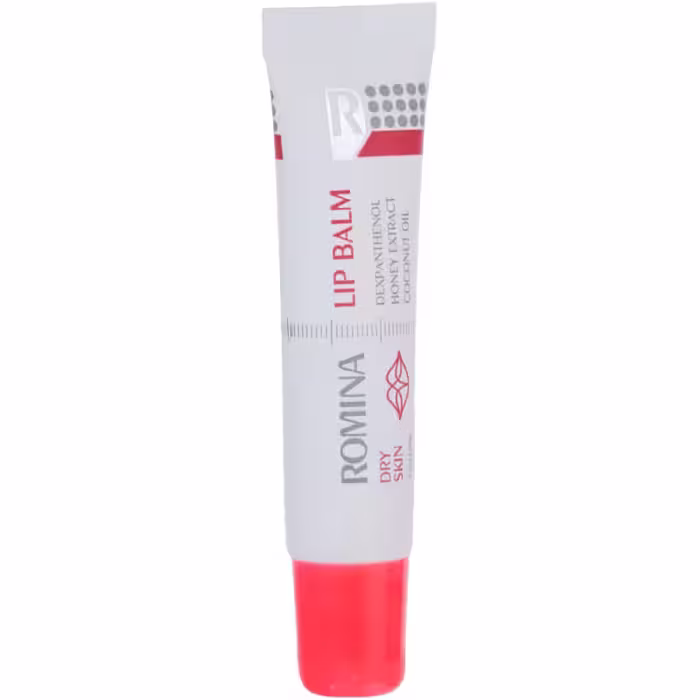 بالم لب رومینا مدل عسل Romina Lip balm for dry skin