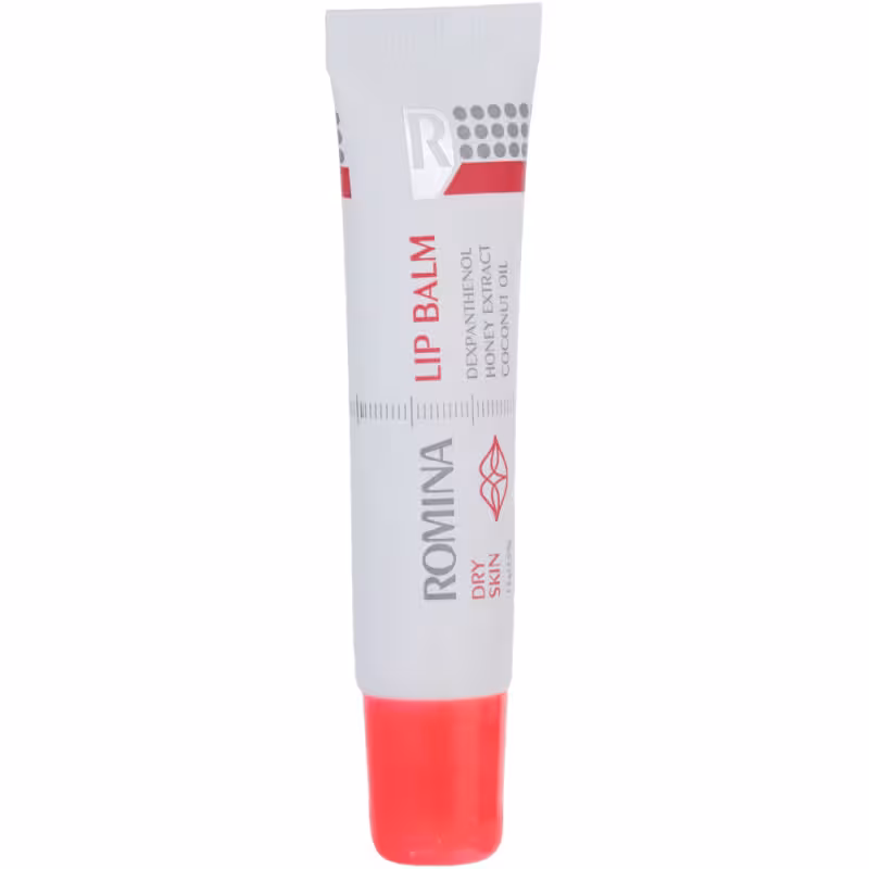 بالم لب رومینا مدل عسل Romina Lip balm for dry skin