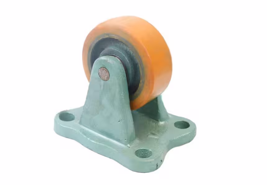 چرخ ثابت لوکس نارنجی پارس 12.5 سانتی‌متر