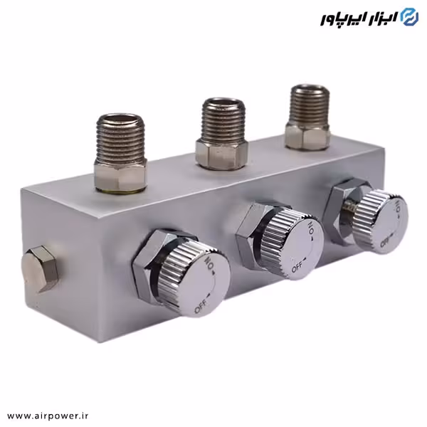 سه راهی باد ایربراش APT با تنظیمات مدل AT13-3