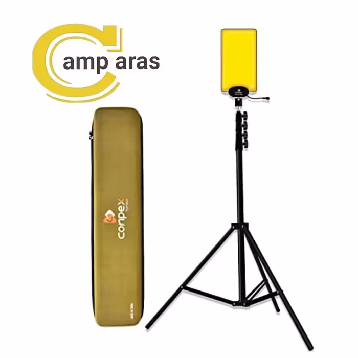 چراغ لنسری کمپینگ کانپکس مدل Conpex FR-21 COB ریموت و پایه دار - کمپ آراس