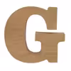 دکوری مدل حرف G چوبی