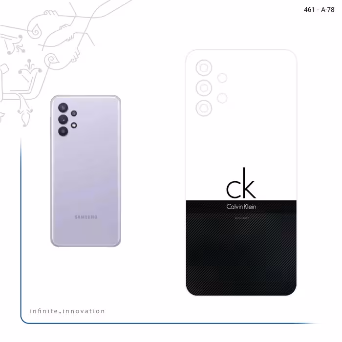 برچسب پوششی ماهوت مدل Calvin Klein مناسب برای گوشی موبایل سامسونگ Galaxy A32