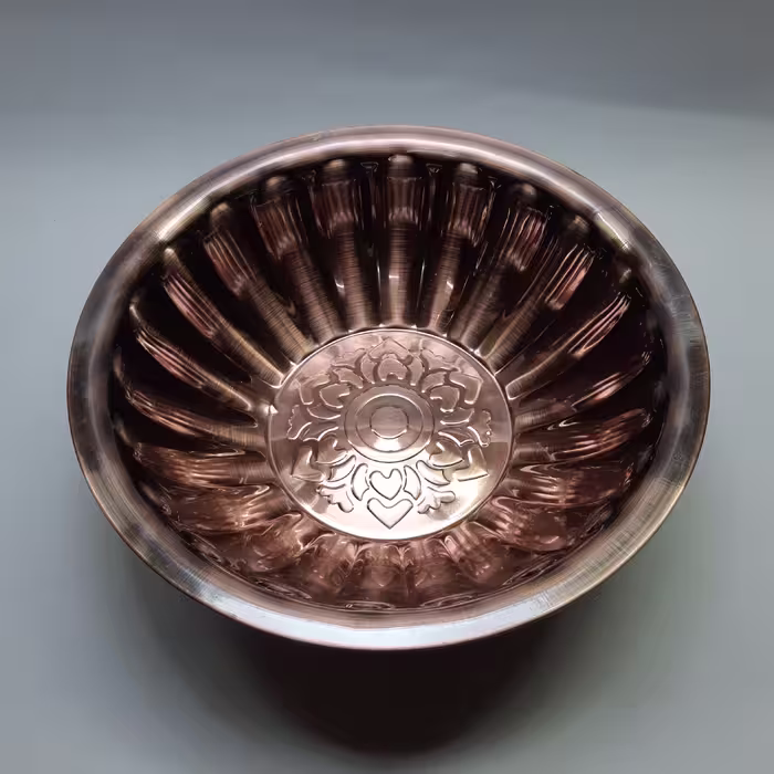 لگن مدل استیل طرح مسی کد 30