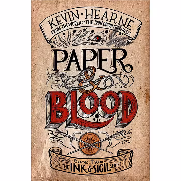 کتاب Paper AND Blood اثر Kevin Hearne انتشارات Del Rey