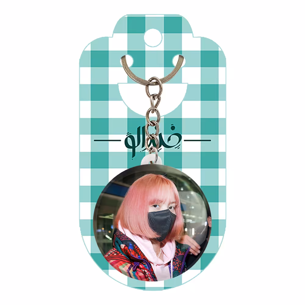 جاکلیدی خندالو مدل لیسا بلک پینک کد 14353