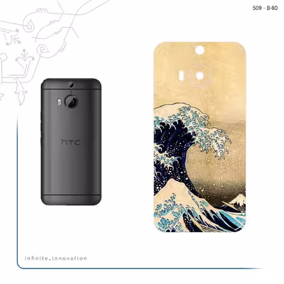 برچسب پوششی ماهوت مدل The Great Wave off Kanagawa of Hokusai مناسب برای گوشی موبایل اچ تی سی One M9 Plus