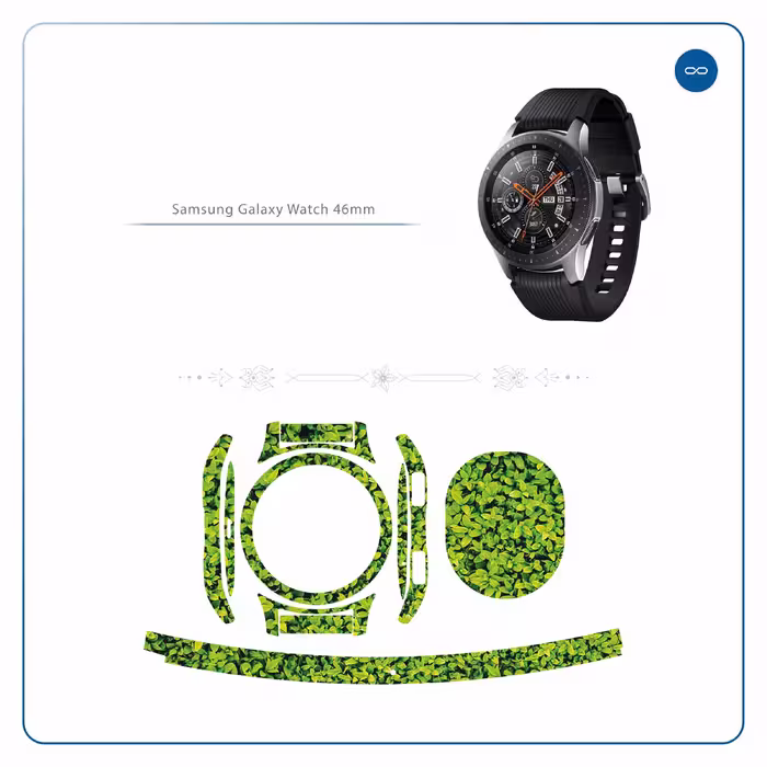 برچسب ماهوت طرح Leafs مناسب برای ساعت هوشمند سامسونگ Galaxy Watch 46mm